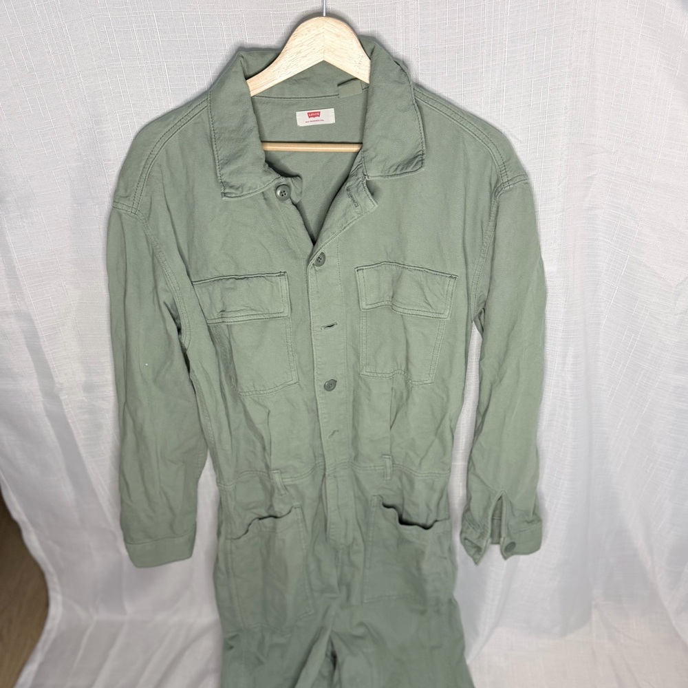 Levi’s Women’s Green Utility Jumpsuit
